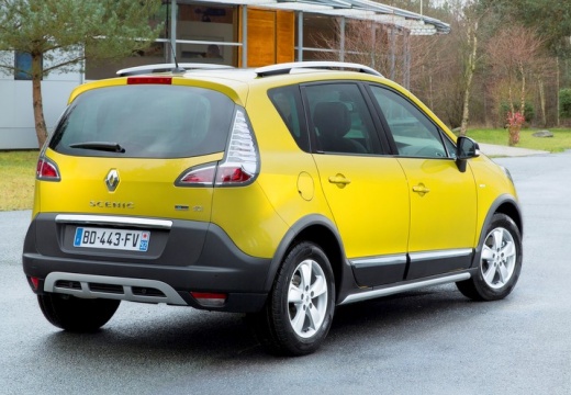 Renault Scenic 1.6 16V 110 (2013-2015) Heck + rechts