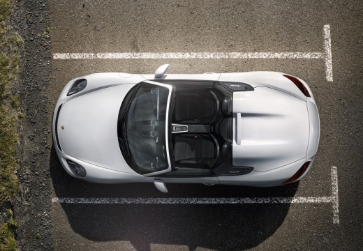 Porsche Boxster Spyder (2015-2015) Aufsicht Front